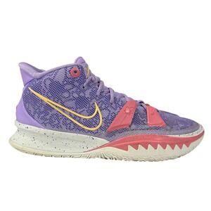 Nike Kyrie 7 Daughters Azurie Sneakers Mens 9.5 Purple Pink Yellow Basketball